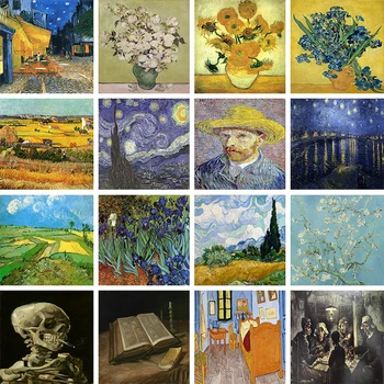 Žymaus Dailininko Vincent Van Gogh 5D Serijos 