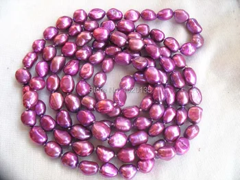 oho! gėlavandenių perlų vėrinį baroko deep purple 43