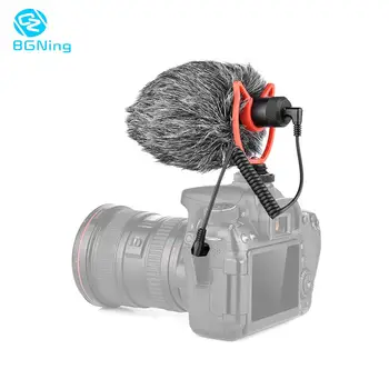 BGNing Video Įrašyti Mikrofono Rinkinys, skirtas DSLR Fotoaparatas Išmaniojo telefono Osmo Kišenėje 