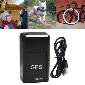 GF-07 Magnetinio Automobilių Tracker GPS Positioner Mini Realaus Laiko Stebėjimo Magnetas Adsorbcijos Locator SIM Įdėklai Pranešimą Augintiniai Anti-lost