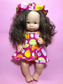 [Juokingi] Modeliavimas mados 39cm Blink akis , vonia, dušas modelis figūrėlių, Minkštas Reborn Baby Lėlės mergina dovana