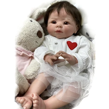 50cm Reborn Lėles Baigė Tapybos Tikroviška Nekilnojamojo Bebe Reborn Lėles Boneca Renascida Brinquedo Bebe Para Crianças Menina