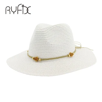 Moterų asmeninį jaunimo paplūdimio skrybėlę, šiaudų skrybėlę, top hat, džiazo skrybėlę, saulės, skrybėlę, lauko beach sun skrybėlę HA64